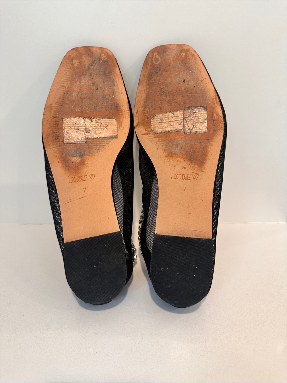 J. Crew Rhinestone Mesh Ballet Flats - Picture 8 of 8